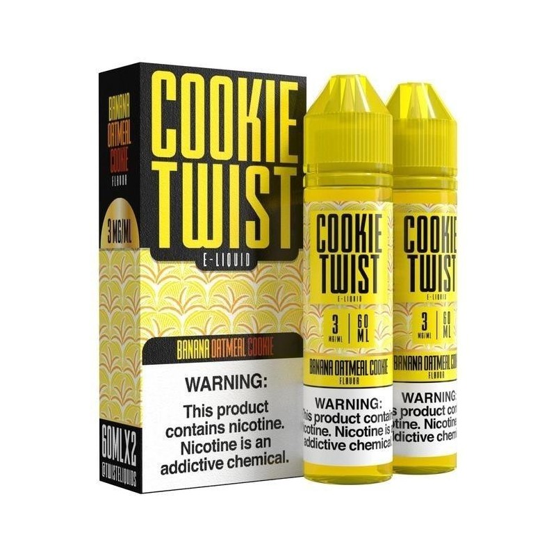 Cookie Twist E-Liquids - Banana Oatmeal Cookie - 60ml