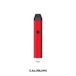 Uwell Caliburn Pod Mod kırmızı renkli, şık ve kompakt elektronik sigara.