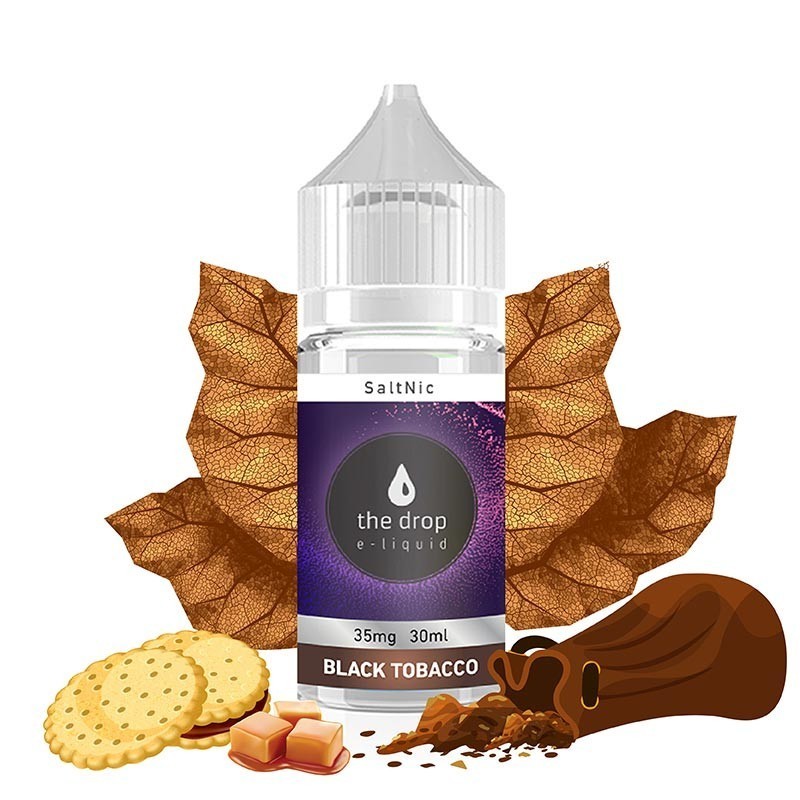 The Drop Black Tobacco Salt Likit