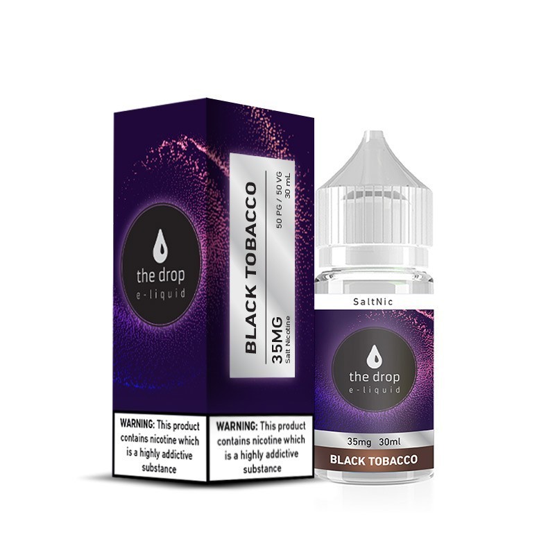 The Drop Black Tobacco Salt Likit