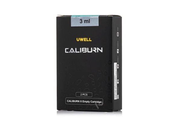 Uwell Caliburn X Kartuş 3ml, Siyah Kutu, 2 Adet