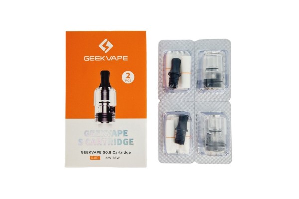 Geekvape S0.8 Kartuş 2'li Paket, 14W-18W