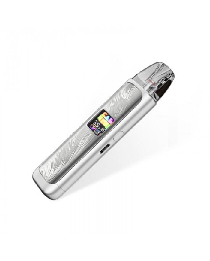 Uwell Caliburn G4 Pod gümüş renkli, ekranlı elektronik sigara cihazı