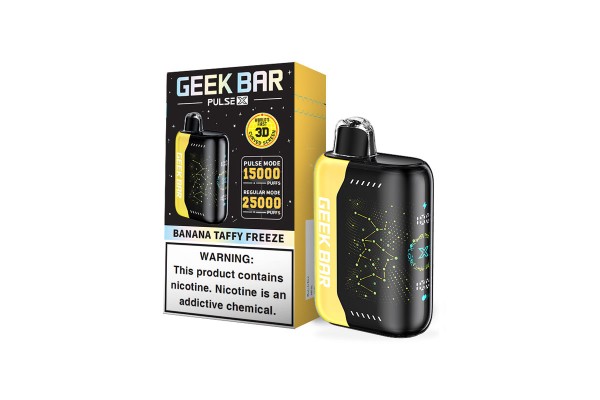 Geek Bar Pulse X Banana Taffy Freeze Geek Bar Pulse X Banana Taffy Freeze