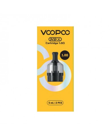 Voopoo PnP X MTL Kartuş 1.0Ω, 5ml, siyah, paket içeriği