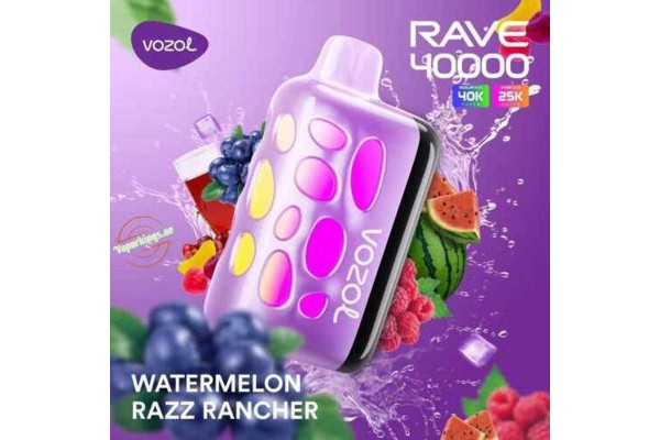 Vozol Rave 40000 Watermelon Razz Rancher