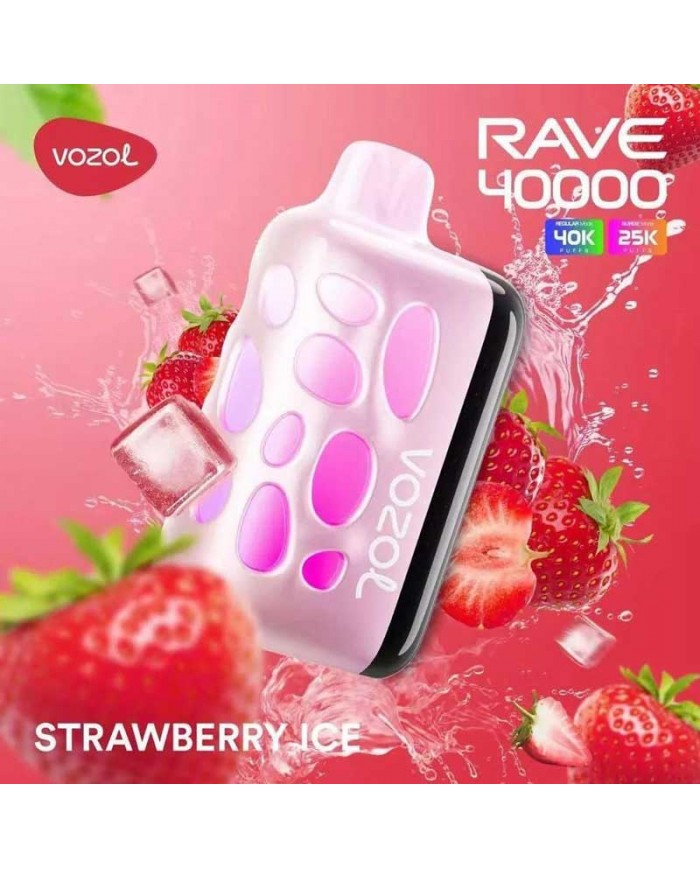 Vozol Rave 40000 Strawberry Ice