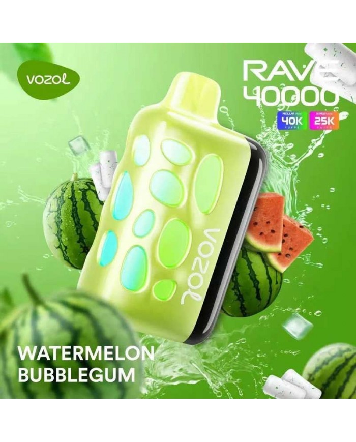 Vozol Rave 40000 Watermelon Bubblegum