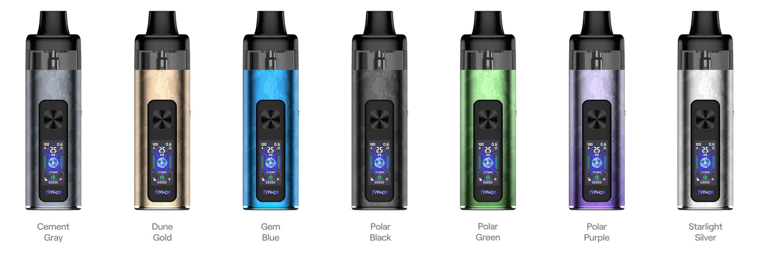 uwell typhos pod renkler